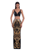 Leather Bra And Skirt Set