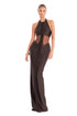 Mocha Cascade Gown