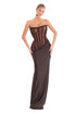 Mocha Corset Gown