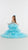 Embroidered Long Tulle Dress For Girls