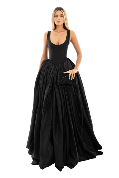 bridesmaid in black dresses Elegant Square Neck Long Dress BD128 US18 / Custom Color Color:Nautical Cobalt Blue Created from a luxurious Spandex 4 J.Crew Navy Blue
