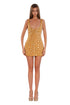 Golden Radiance Mini Dress