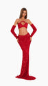 Scarlet Radiance Gown