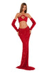 Scarlet Radiance Gown