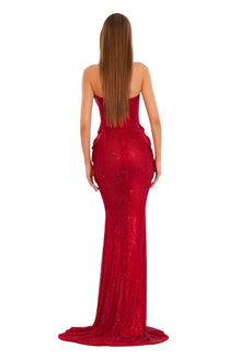 Ruby Glamour Gown