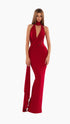 Halter Scarlet Gown