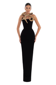 Black Snake Dress 3XL