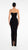 Black Evening Dress with Gold Embellishment