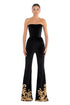 Black Flourish Jumpsuit