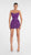 Purple Elegance Corset Mini Dress