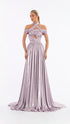 Lavender Purple Long Dress