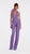 LILAC LACE FEATHER JUMPSUIT