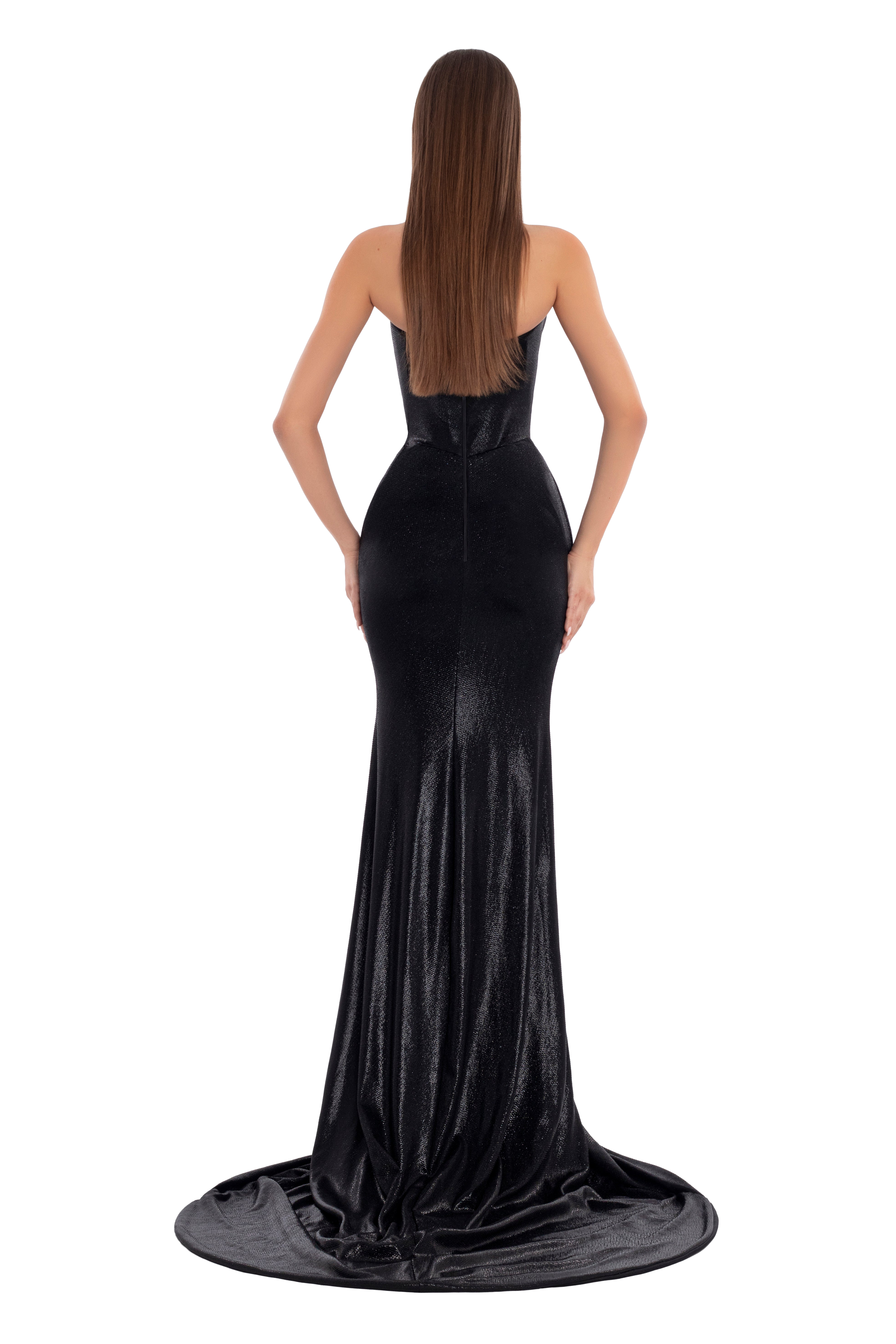 Black Metallic Long Dress ALBINA DYLA Black Metallic Long Dress ALBINA DYLA