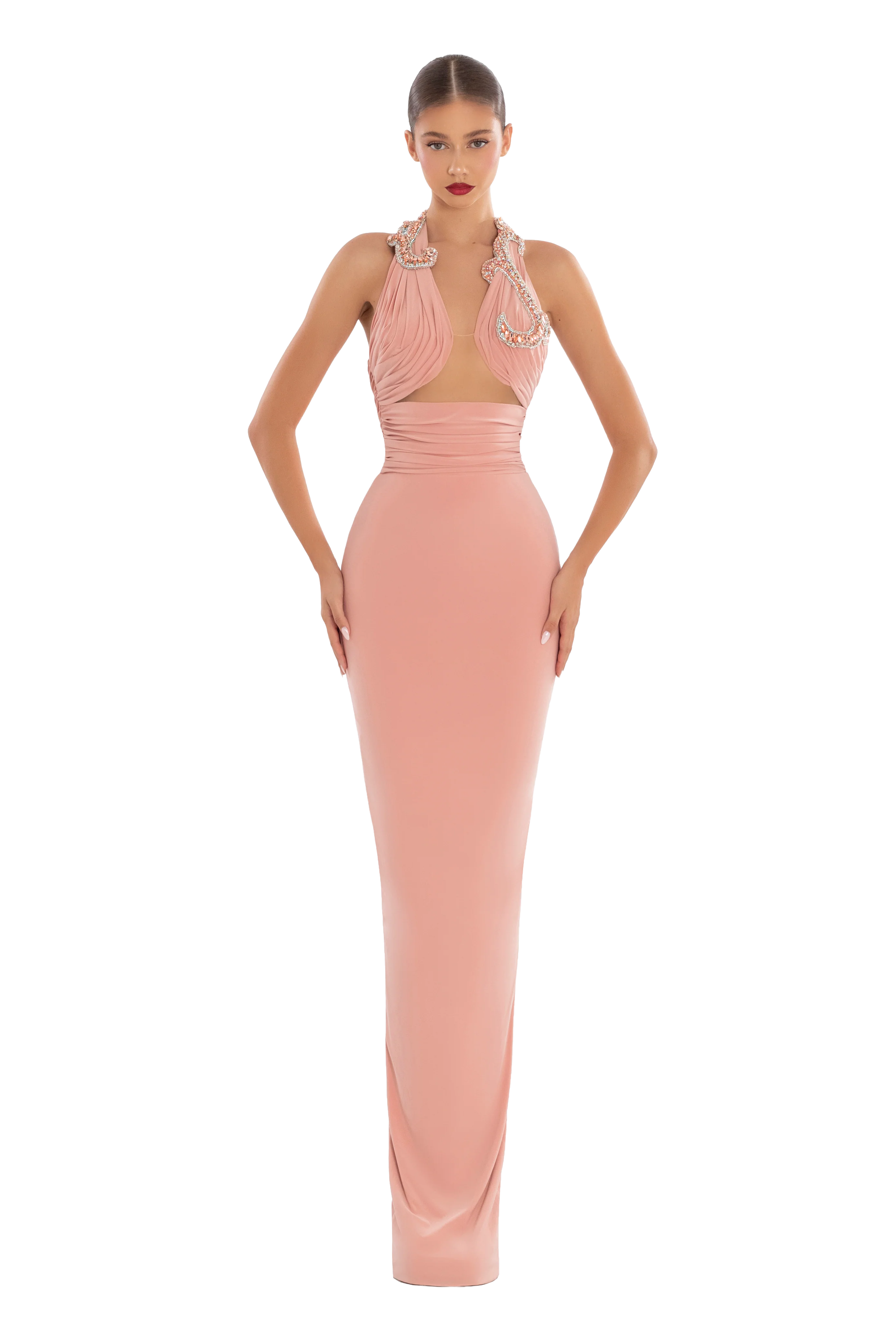 amber silk dress AMBER BIAS MAXI DRESS