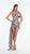 Silver Metallic Short Dress