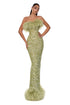 Pistachio Étoffe Gown