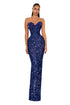 Indigo Siren Gown