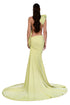 Citron Drape Gown
