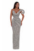 Asymmetrical Dress With Front Detail