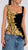 Black Velvet Corset with Gold Metal Embellishment