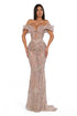 Champagne Off-Shoulder Gown