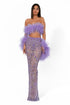 Lavender Feather & Cape Set