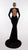 Jewel-Embellished Black Dress