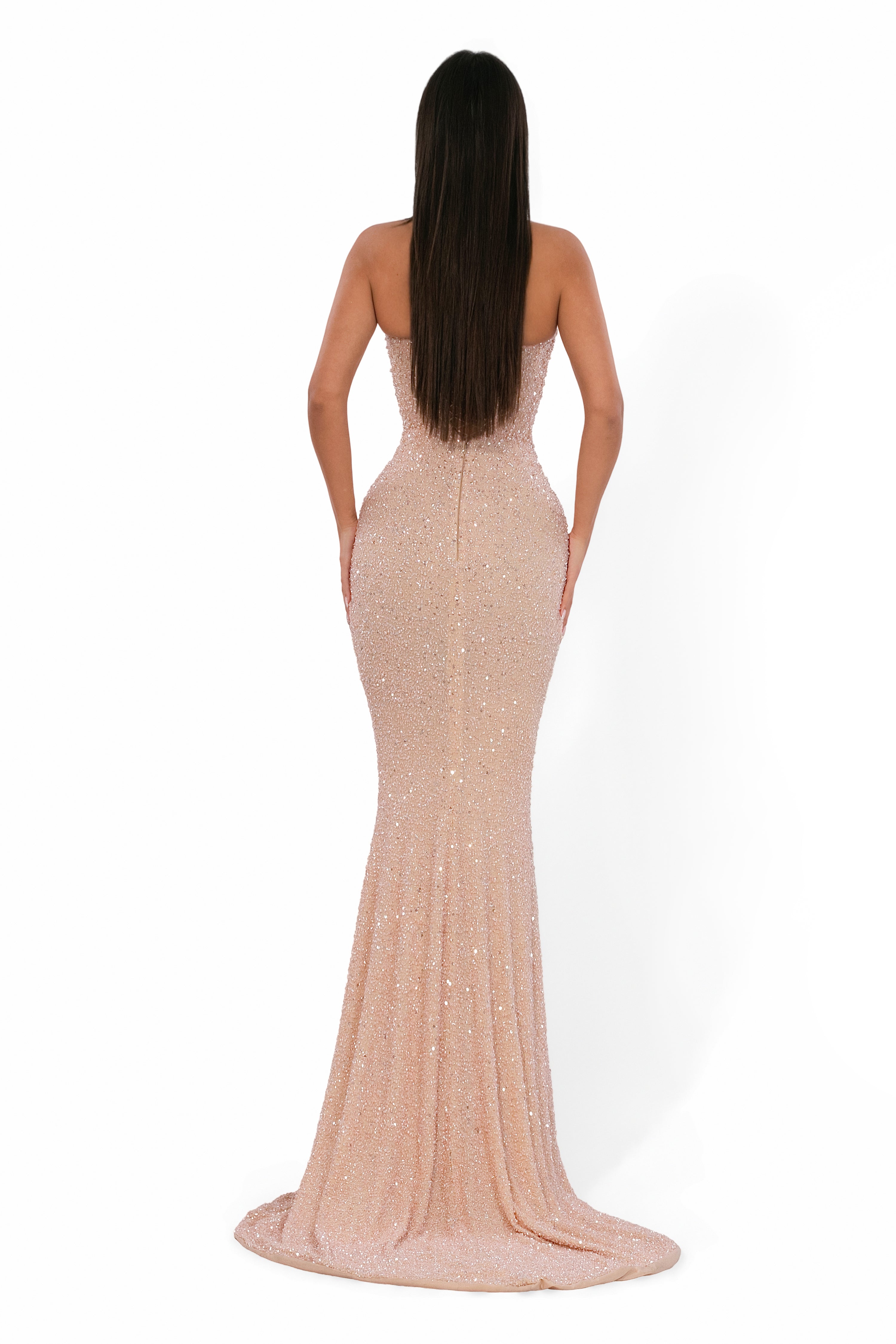 shimmery halter dress Shimmer Halter Dress M