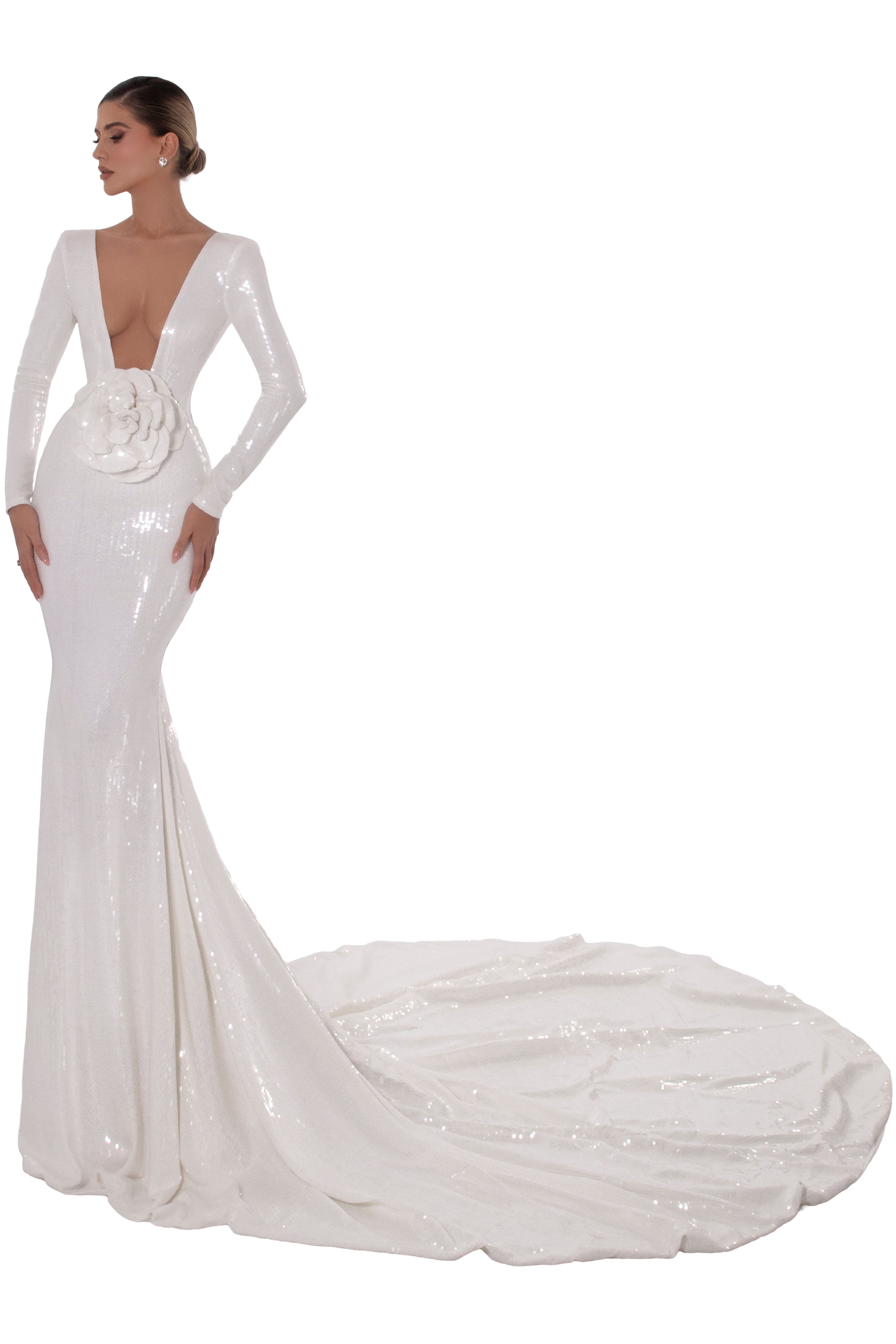 Glamorous Sequin Evening Gown ALBINA DYLA Glamorous Sequin Evening Gown ALBINA DYLA