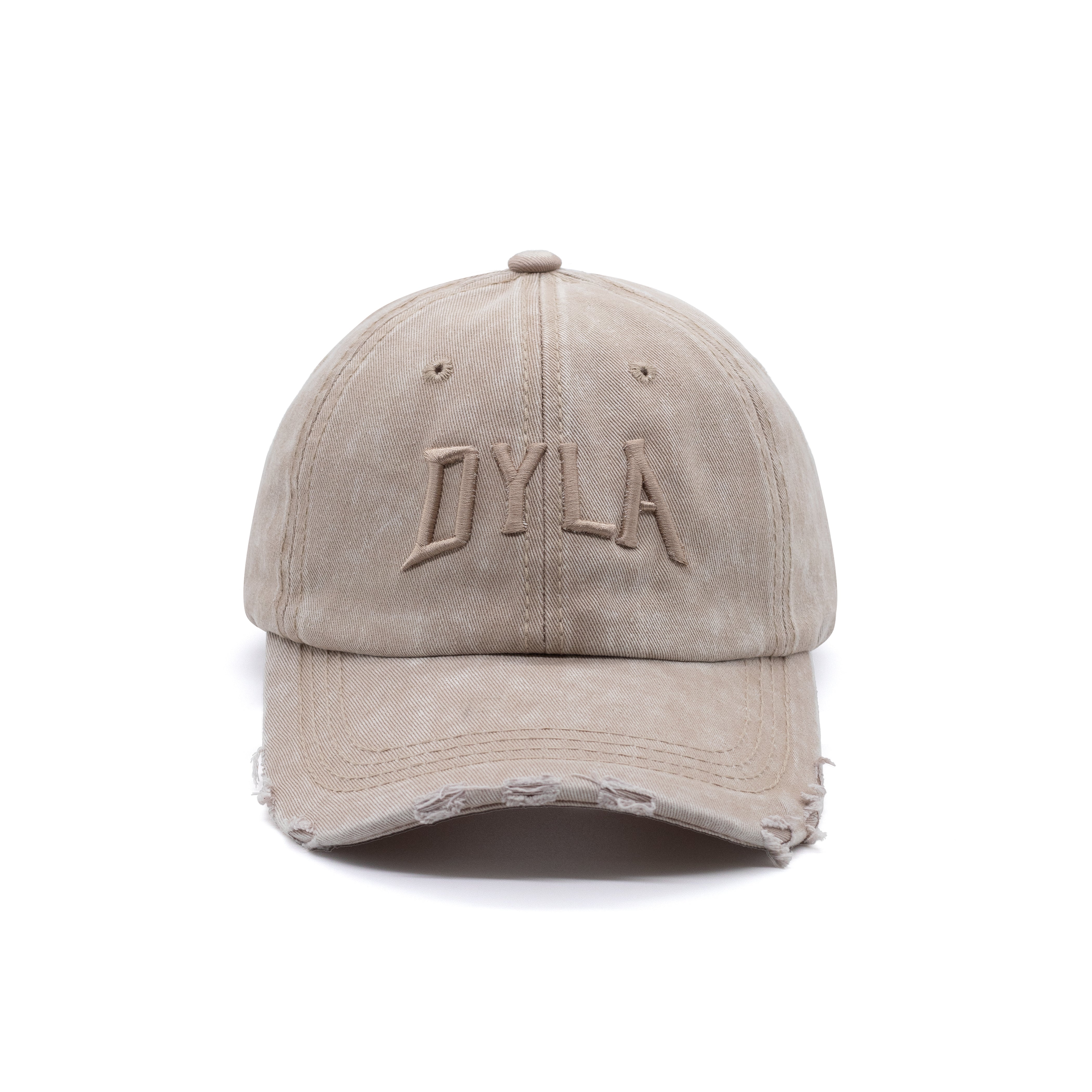 Light Beige Distressed Cap – ALBINA DYLA