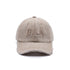 Light Beige Distressed Cap