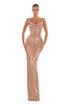Bronze Elegance Gown