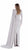 Regal Pearl Drape Gown