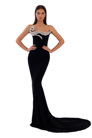 Long Embroidered Dress
