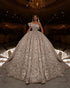 Ruffle Shoulder Bridal & Elegant Black Mermaid