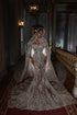 Corset Bridal Long Dress With Veil