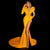 Yellow longuette dress