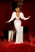 Long Sleeves White Dress