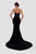Evening Black Dress With Slit