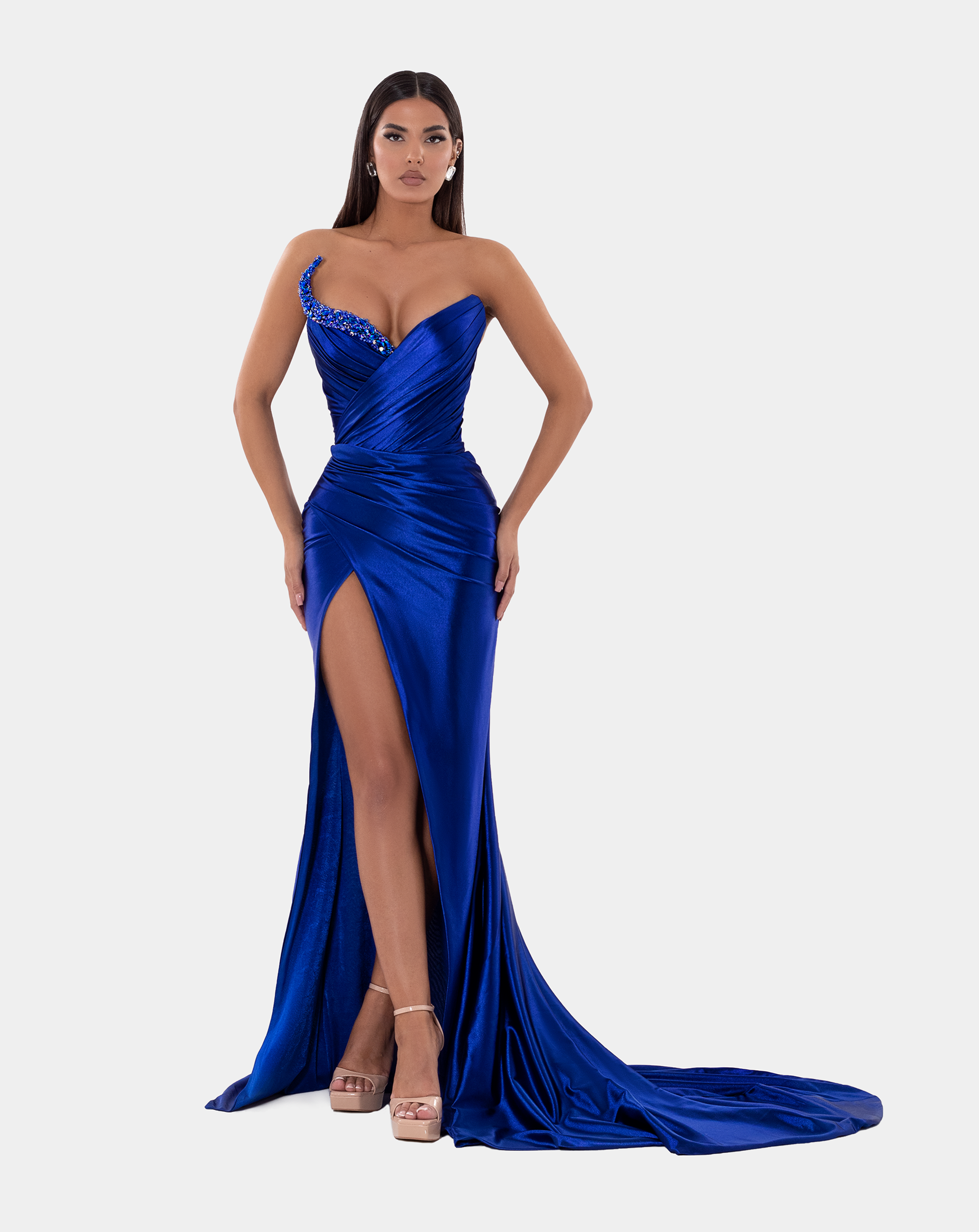 Blue dress top
