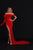 Off-shoulder Sleeve Red Dress