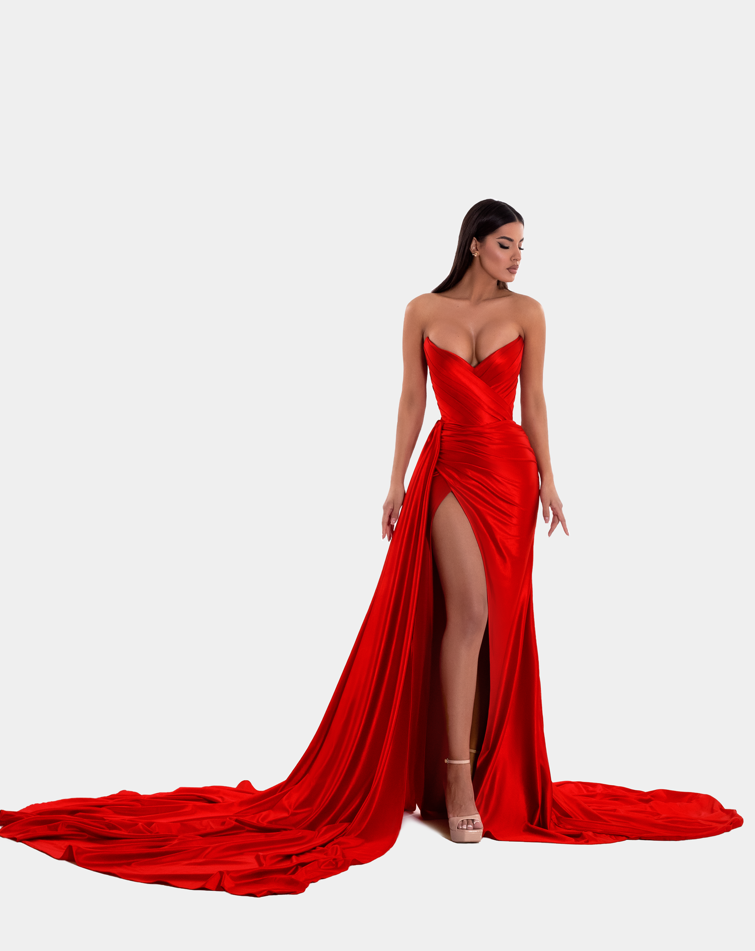 Long sale tail frock