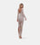 Mid-length white-silver dress