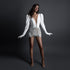 White 20s Style Dress