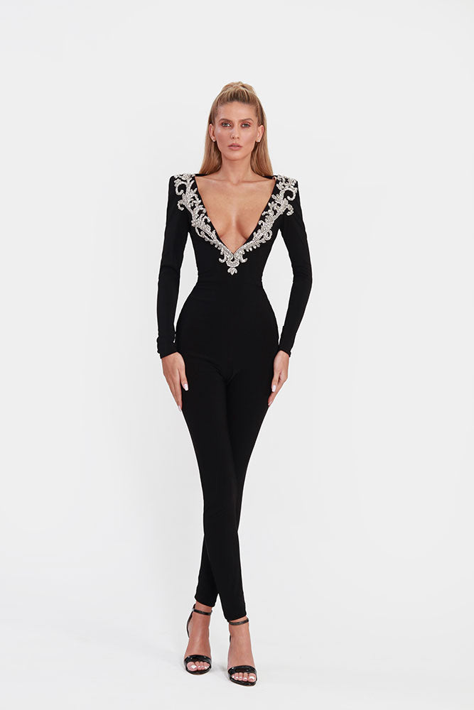 Classy Black Jumpsuit – ALBINA DYLA