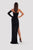 One Shoulder Black Dress