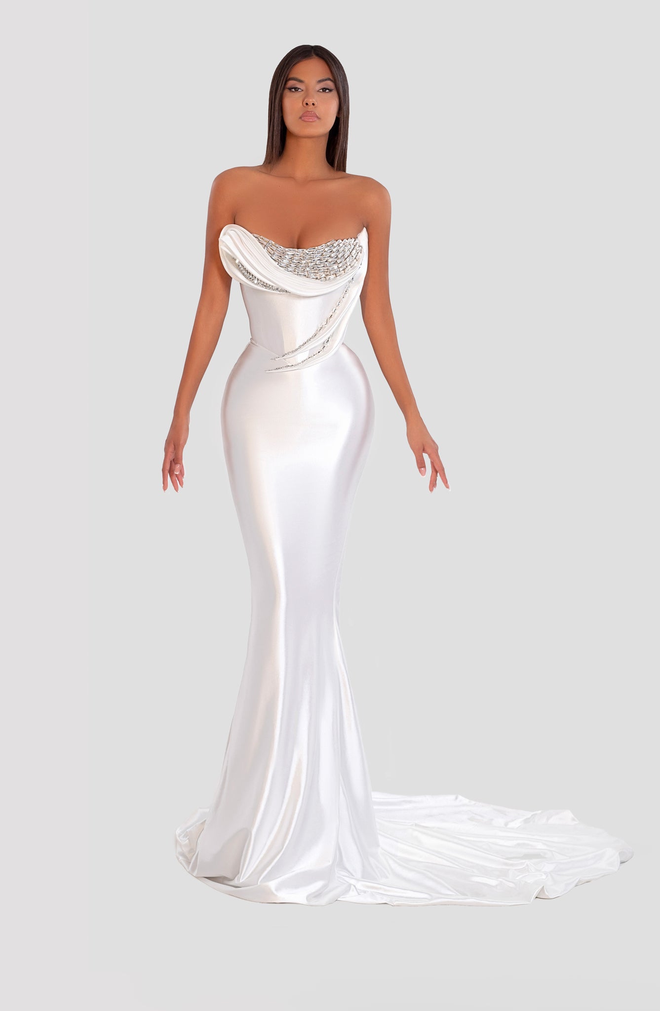 ★ADAUL★ Lace frill halter long dress White Novalie White Lace Halter Maxi Dress | Beginning Boutique US